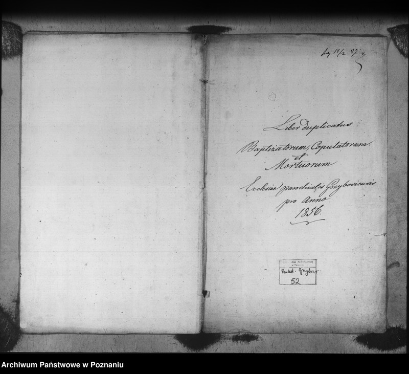 Obraz 2 z jednostki "Liber baptisatorum, copulatorum, mortuorum"