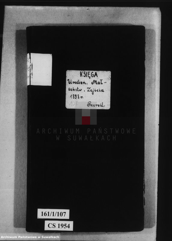 image.from.unit.number "Księga urodzeń, małżeństw, zejścia 1898 r. Przerośl"