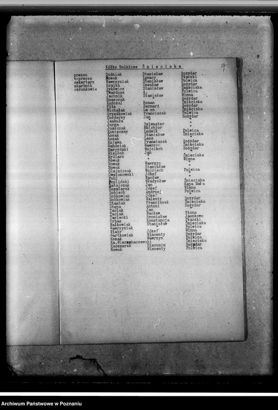 Obraz 12 z jednostki "Imienny spis członków kółek rolniczych powiatu Środa"