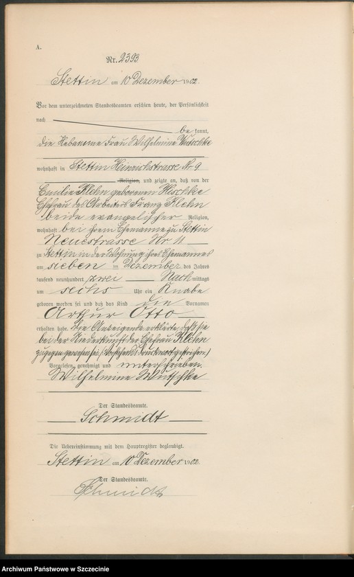 image.from.unit.number "Geburts-Register (Neben-Register) Band VI"