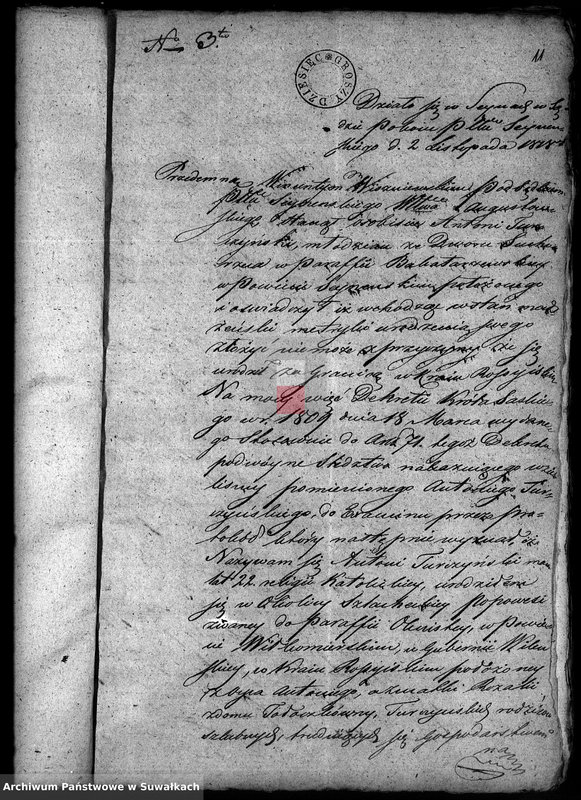 Obraz 9 z jednostki "Annexa Akt do Zaślubienia w Gminie Filipowskiey z Roku 1819"