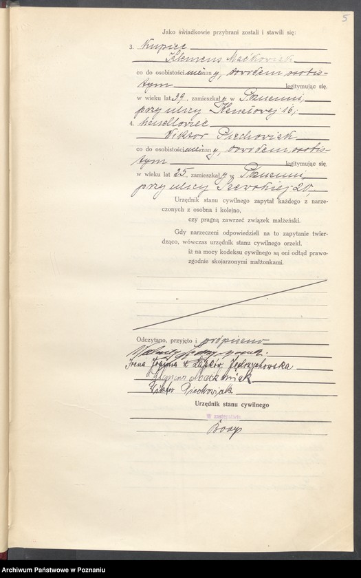 Obraz 7 z jednostki "Księga miejscowa małżeństw tom III [Rejestr główny małżeństw]"