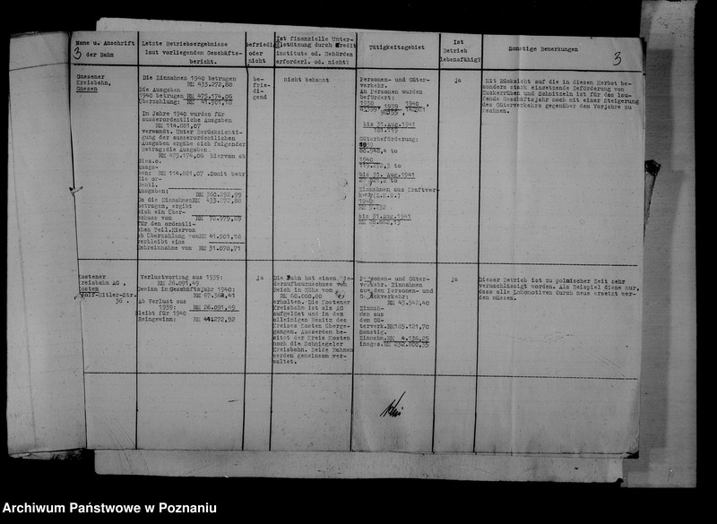 Obraz 7 z jednostki "Kleinbahnen - bilanse i sprawozdania"