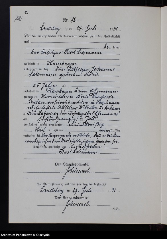 image.from.unit.number "Sterbe-Neben-Register Nr 1 - 17 [ Księga zgonów - wtóropis ]"