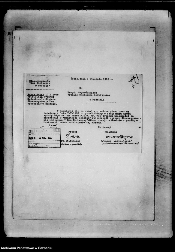 Obraz 8 z jednostki "/Stowarzyszenie Dom Społeczny w Środzie/"