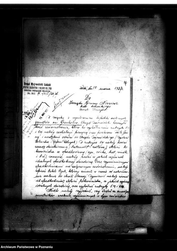 Obraz 11 z jednostki "Regulacja hipoteczna scalonych gruntów wsi Grocholice powiat turecki"