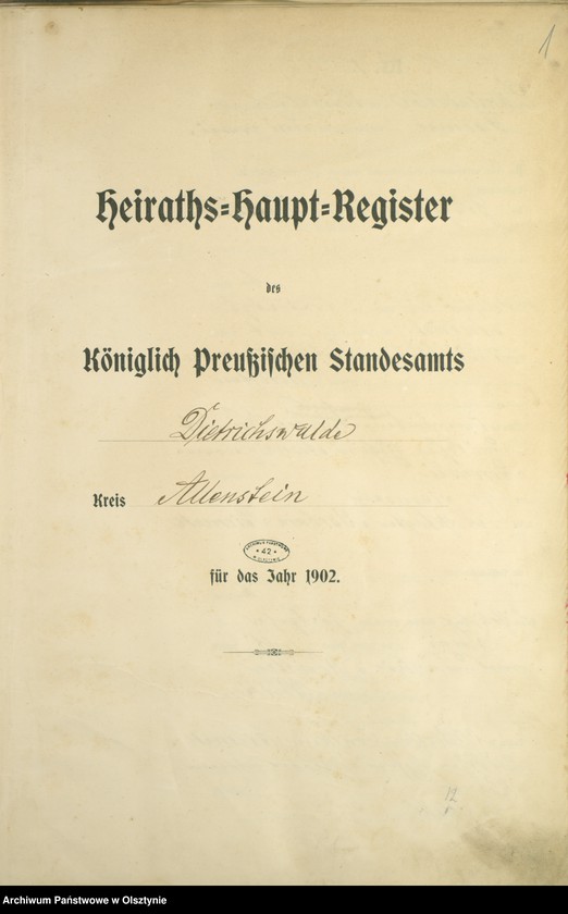 image.from.unit.number "Heiraths-Haupt-Register Nr 1 - 8"