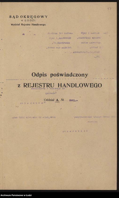 Obraz 19 z jednostki "Markus i Lejb bracia Karpowscy – sprzedaż sukna i kartu"