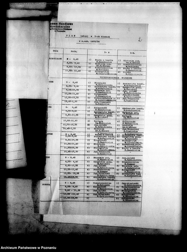 Obraz 5 z jednostki "Liceum Handlowe Koedukacyjne Izby Przemysłowo-Handlowej - Poznań"