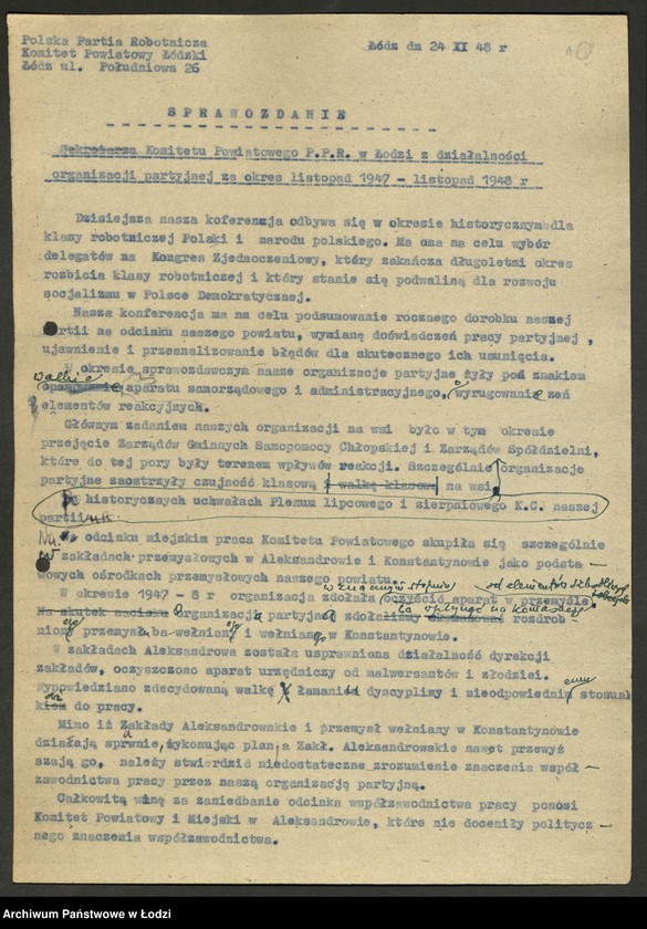 Obraz 12 z jednostki "Konferencje sprawozdawczo - wyborcze - protokoły [z załącznikami]"