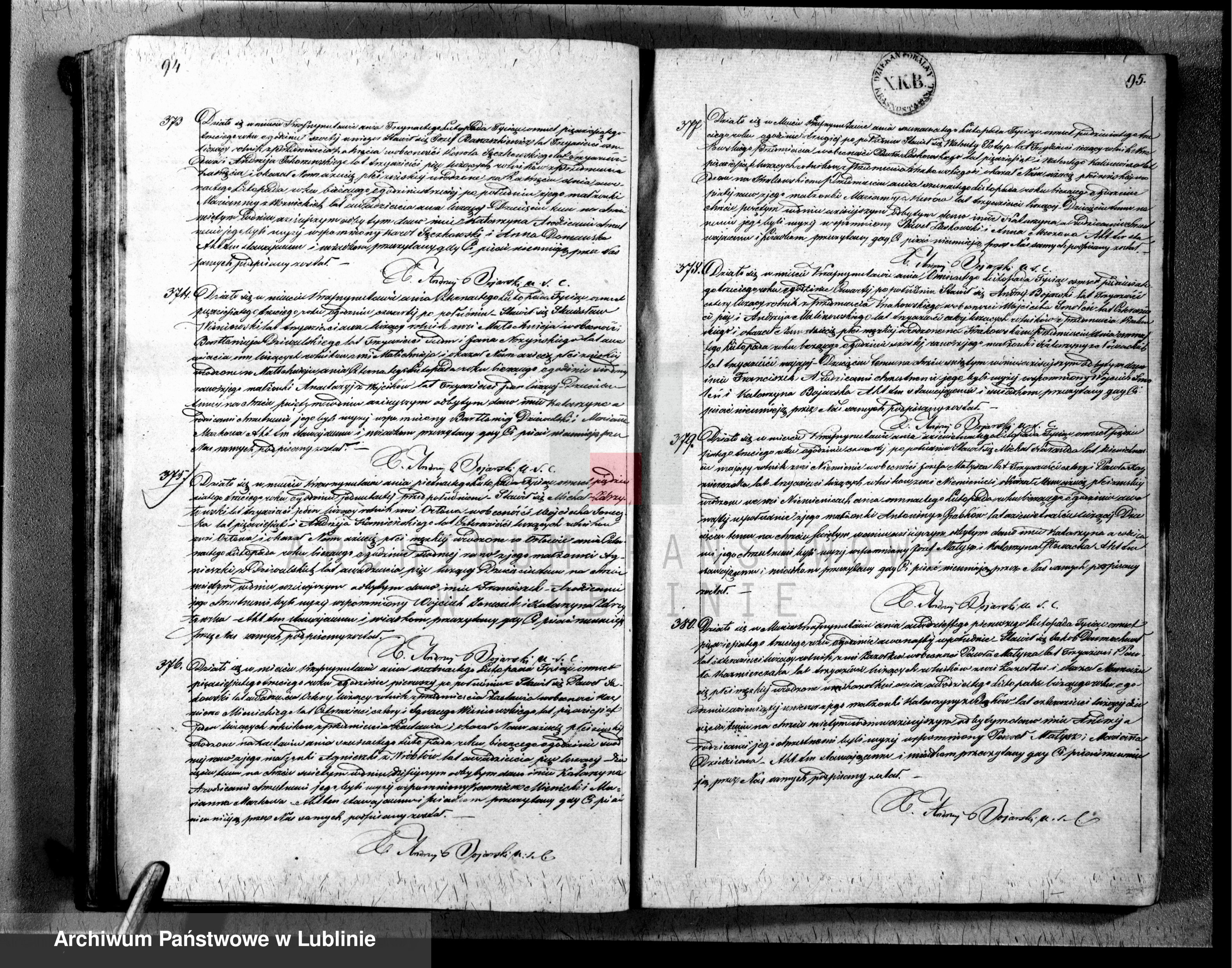 Skan z jednostki: Księga urodzeń, małżeństw i zgonów