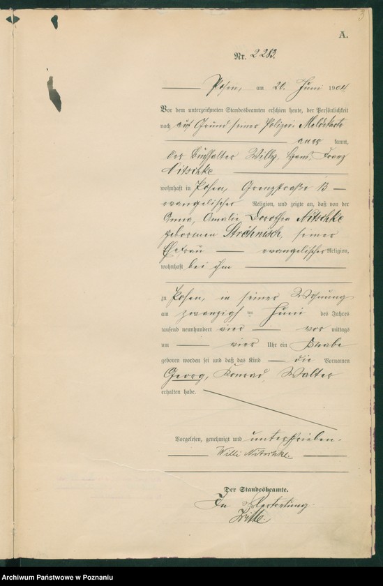 Obraz 4 z jednostki "Księga miejscowa urodzeń tom V"