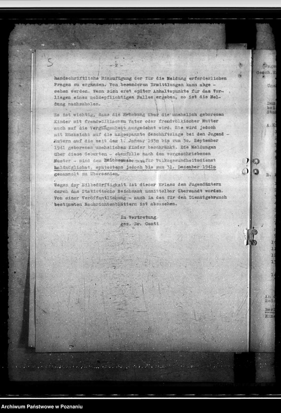 Obraz 9 z jednostki "Amtsvormundschaft über uneheliche Kinder. Jugendverwahrlager für Polen. Polnische uneheliche Kinder."