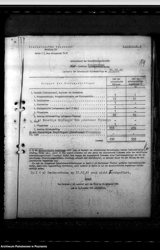 Obraz 18 z jednostki "Schnelldienst der Reichsfürsorgestatistik Regierungsbezirk Posen"