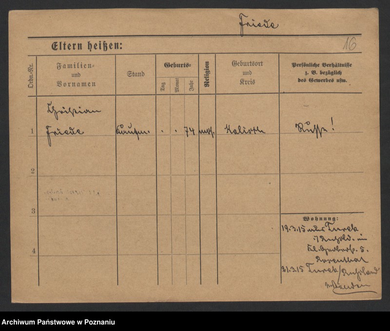 Obraz 18 z jednostki "Fric (Fritz, Fritsch) - Fridlinska"