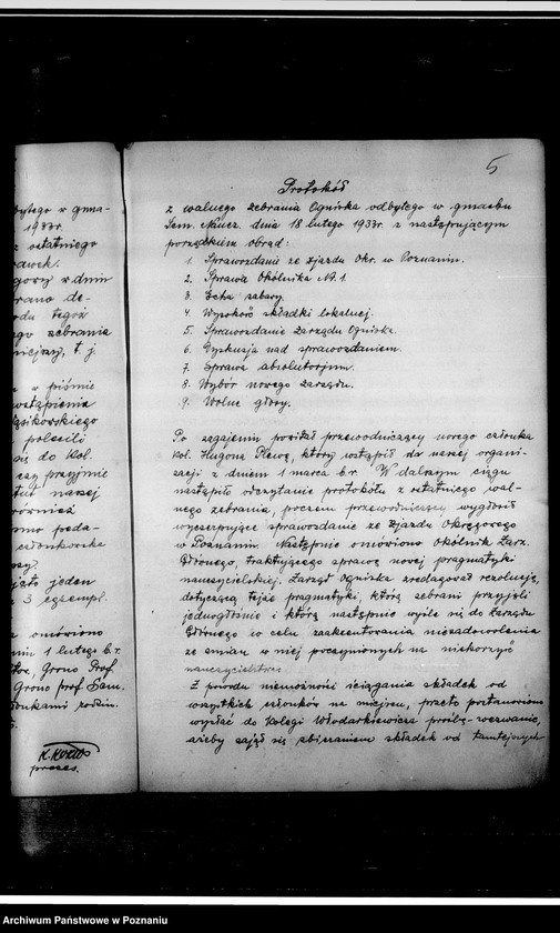 Obraz 9 z jednostki "Protokólarz zebrań Ogniska w Rogoźnie"