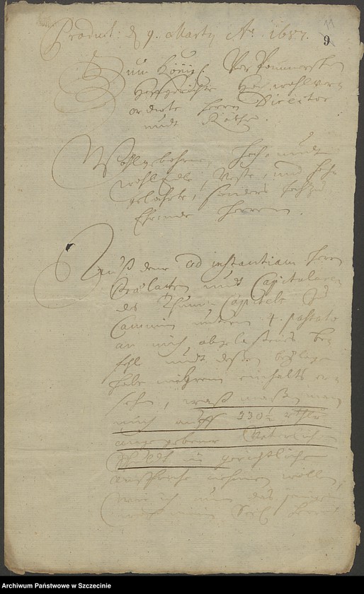 image.from.unit.number "Domkapitel contra Baron v[on] Putbus in po debiti."