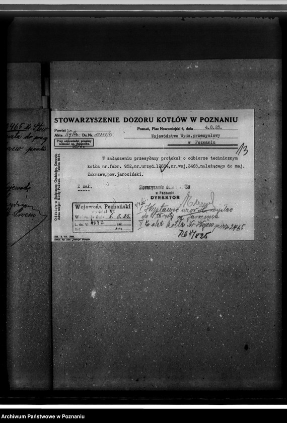 Obraz 19 z jednostki "Majątek Zakrzew pow. jarociński nr woj kotła 2465"