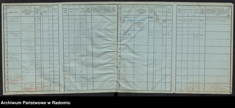 image.from.unit.number "Księga ludności stałej m. Radomia. 341- 366"
