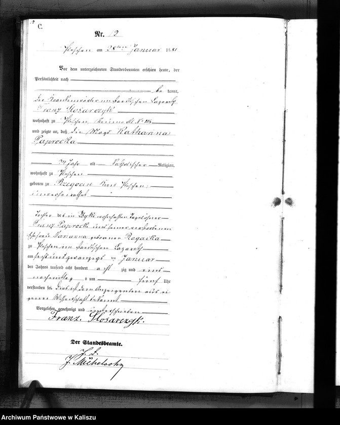 Obraz 15 z jednostki "[Księga zgonów]"