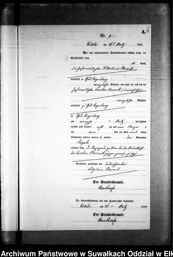 image.from.unit.number "Geburts-Neben-Register des Preussischen Standes-Amtes Kehlen Kreis Angerburg"