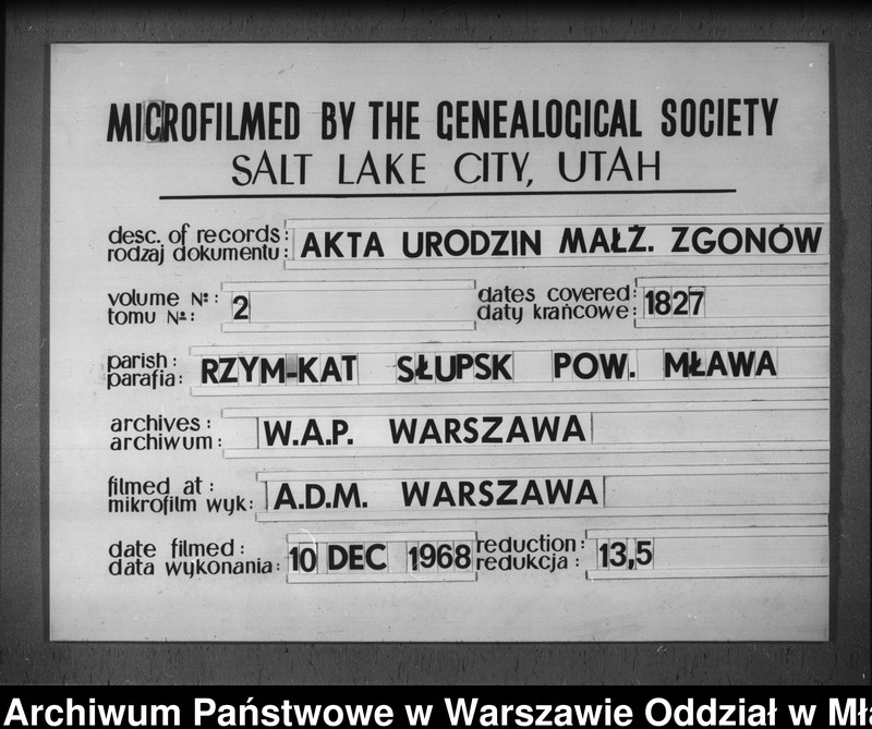 image.from.unit.number "Akta urodzeń, małżeństw i zgonów"