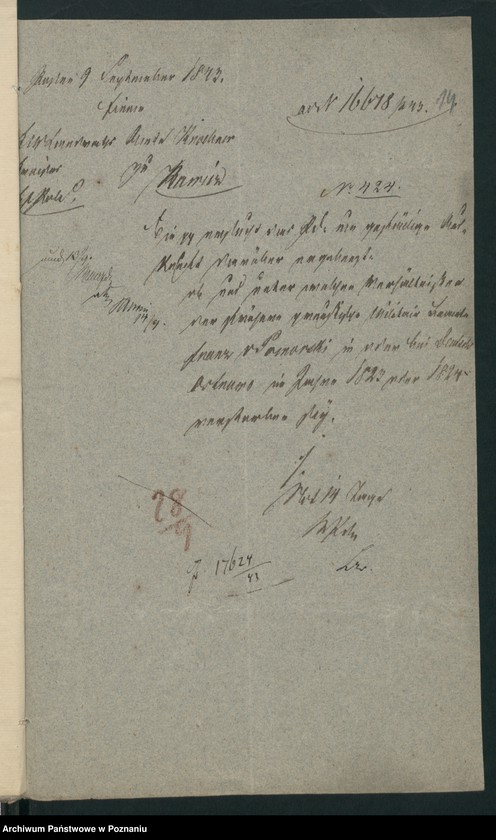 Obraz 17 z jednostki "A. betr. Adolf von Pomorski alias Ignaz Kręciejewski"