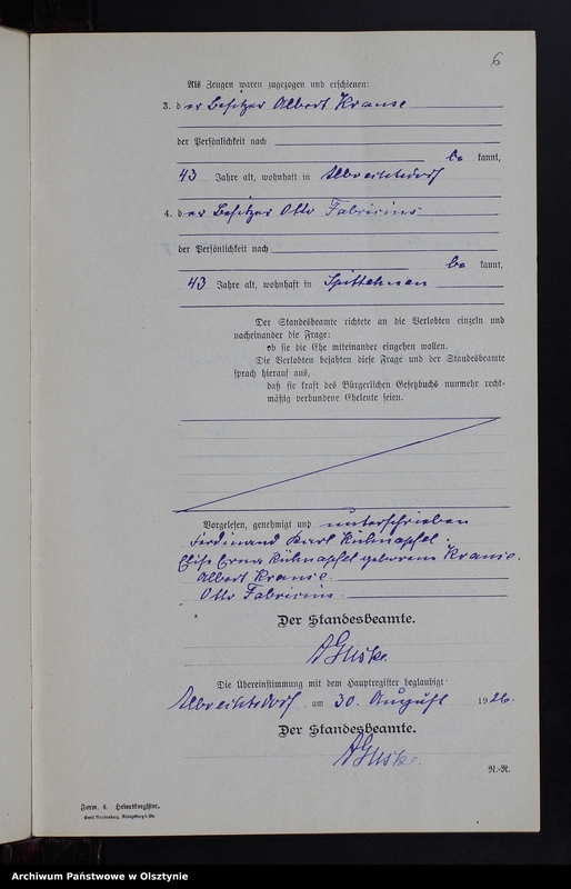 image.from.unit.number "Heiraths-Neben-Register Nr 1 - 6 [ Księga małżeństw - wtóropis ]"
