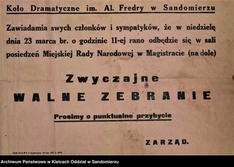 image.from.collection.number "Teatr w Sandomierzu"
