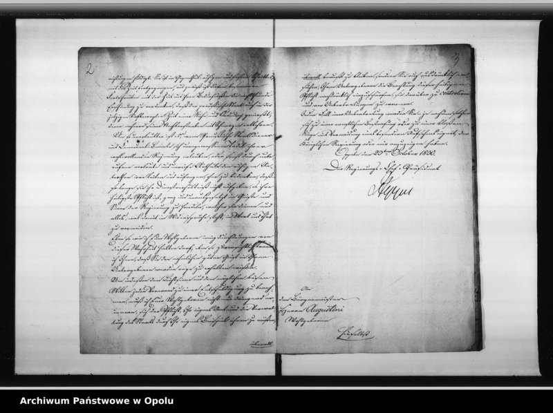 Obraz 6 z jednostki "Acta generalia des Magistrats zu Oppeln betreffend alle höhere Ortserlassenen Verordnungen in Rücksicht der Fremden - Polizei, der Aufsicht über revolutionair gesinnte Personen, Verfolgung von verdächtigen Ausländern, und aller derjenigen Verfügungen welche die pohlnischen Insurection betreffen"