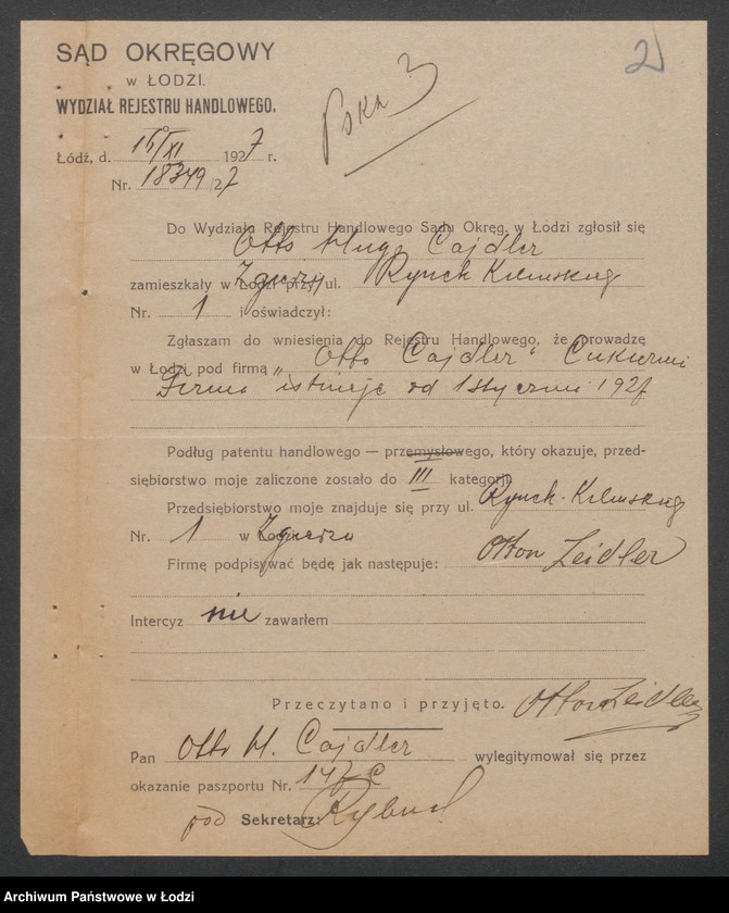 Obraz 4 z jednostki "Otton Zeidler- cukiernia"