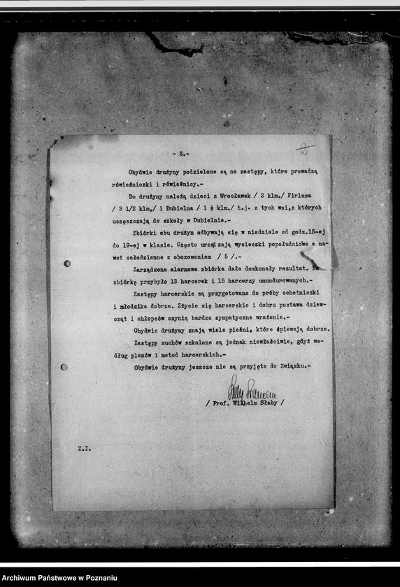 Obraz 6 z jednostki "Sprawozdania z wizytacji drużyn"