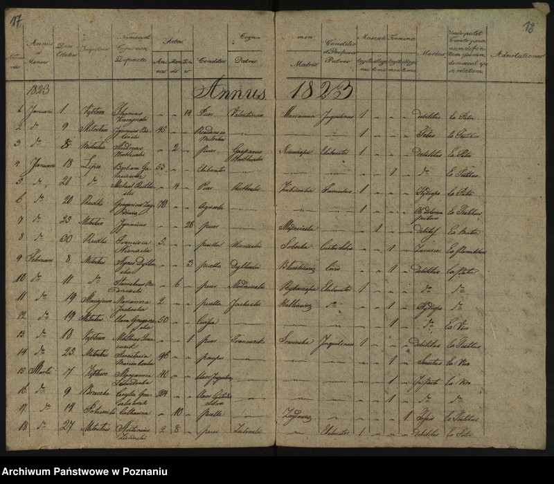 Obraz 12 z jednostki "Duplikatus Librorum Metrices Baptisatorum, Copulatorum et Mortuorum"
