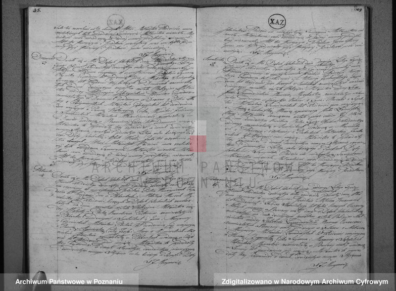 Obraz 16 z jednostki "Księga urodzeń, małżeństw i zgonu"