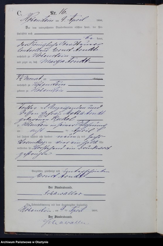 image.from.unit.number "Sterbe-Neben-Register Nr 1 - 72"