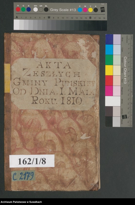 image.from.unit.number "Akta zeszłych gminy puńskiey od 1-go maja 1810"