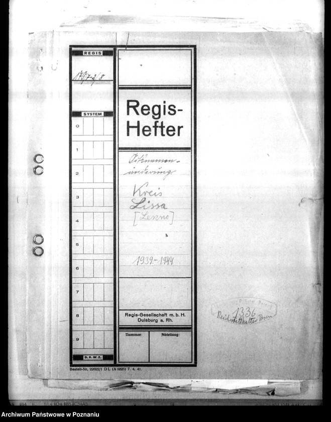 Obraz 4 z jednostki "Ortsnamenänderung - Kreis Lissa (Leszno)"
