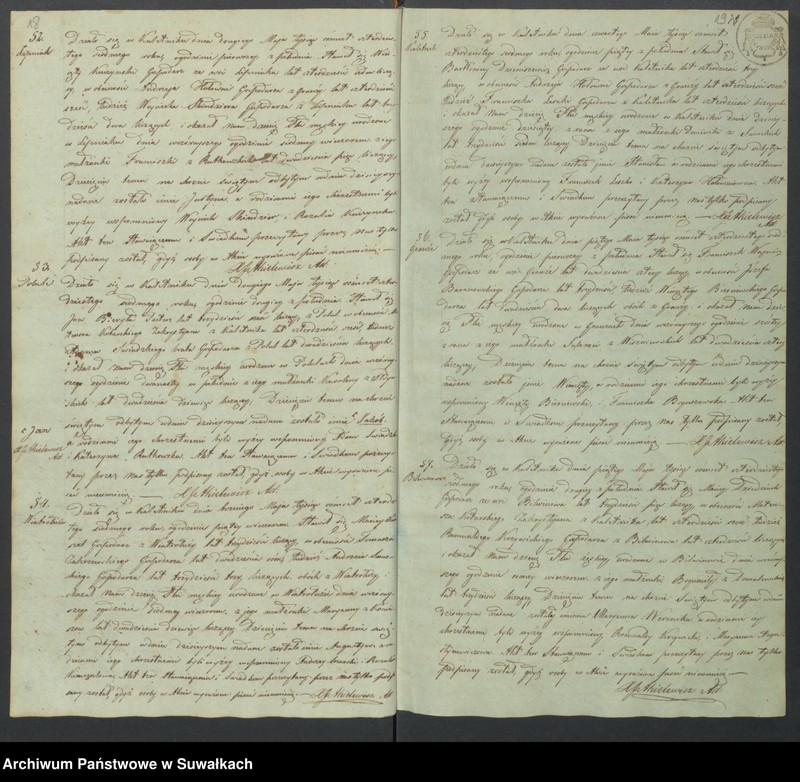 image.from.unit.number "Duplikat Akt Urodzonych, Zaślubionych i Zmarłych w Parafii Kaletnickiey. Kaletnik poczynający się od dnia 1-go Stycznia do dnia 31 Grudnia 1847 roku."