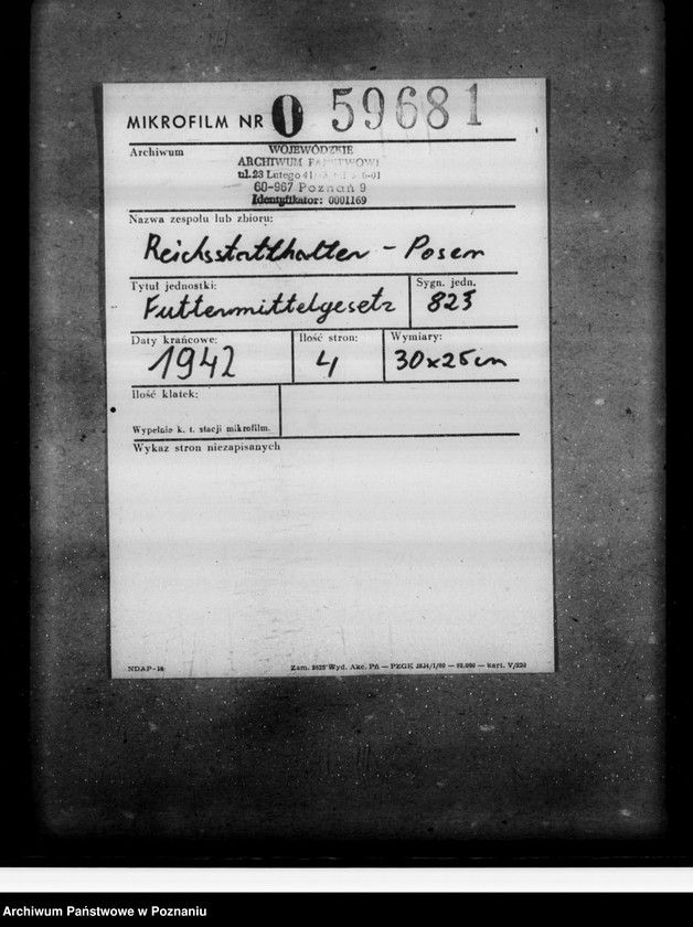 Obraz 2 z jednostki "Futtermittelgesetz"