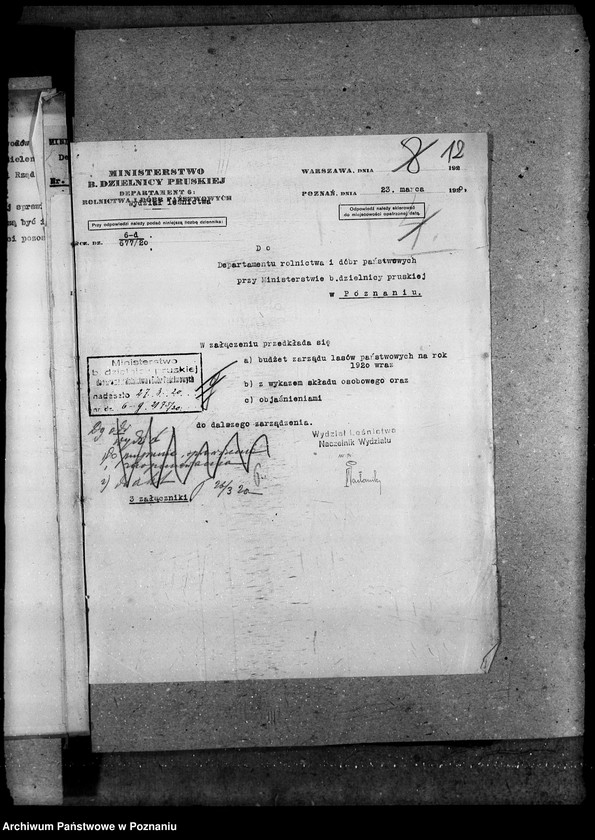 Obraz 16 z jednostki "Budżet - leśnictwa rok 1921"