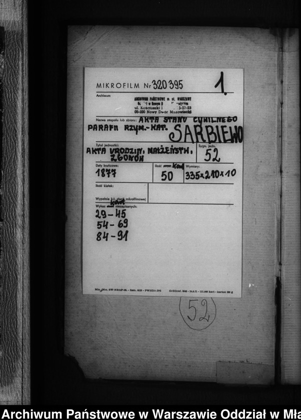 image.from.unit.number "Akta urodzeń, małżeństw, zgonów"