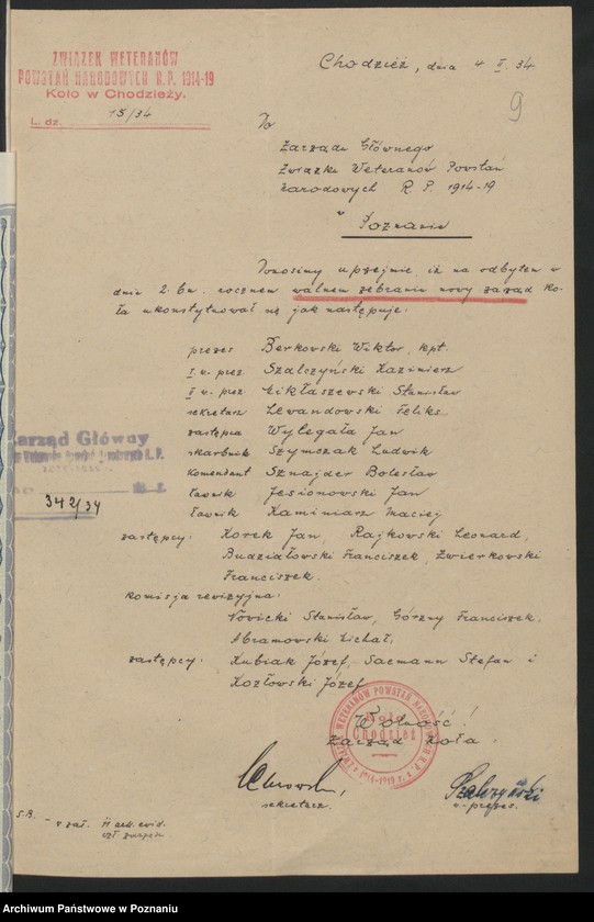 Obraz 14 z jednostki "Chodzież, akta koła."