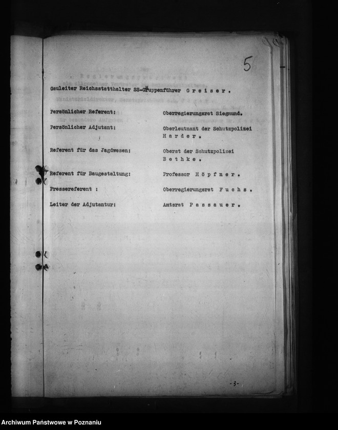 Obraz 9 z jednostki "Geschäftsverteilungsplan (urzędu namiestnika)"