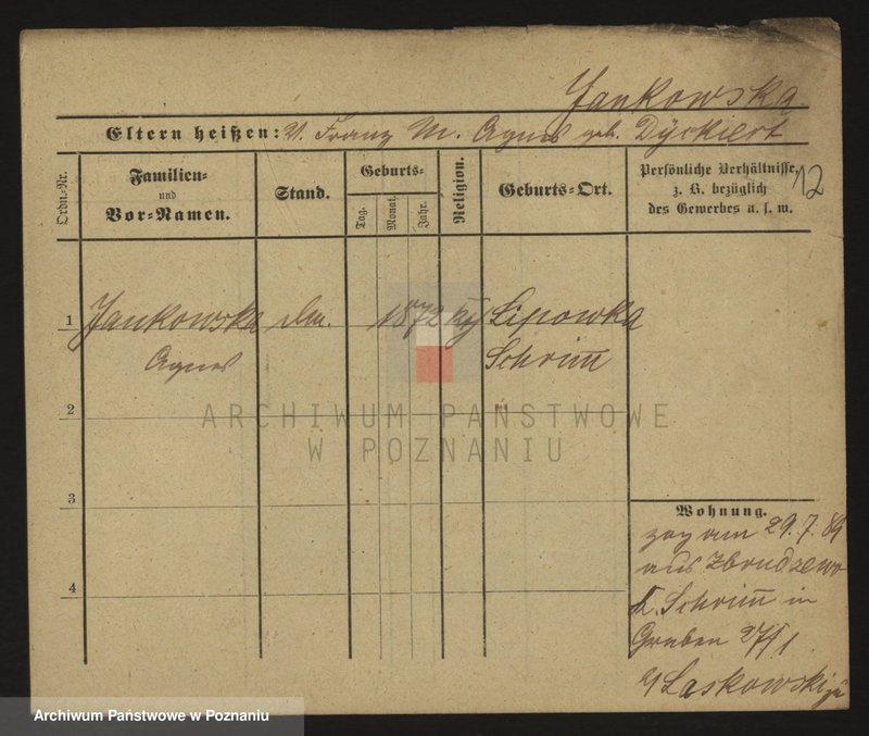 Obraz 12 z jednostki "Jankowski (samotne kobiety)"