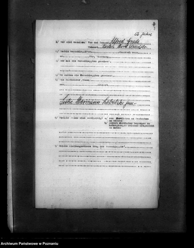 Obraz 13 z jednostki "Amtliche Meldungen Kreis Kosten (Kościan)"