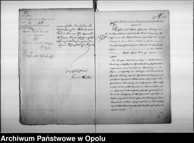 Obraz 14 z jednostki "Acta des Magistrats zu Oppeln betreffend die Schank-Anlage in Rademacher