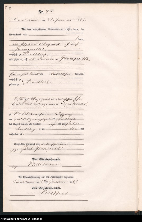 Obraz 7 z jednostki "Księga zgonów"