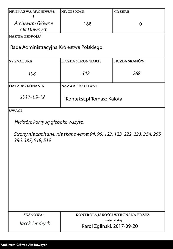 image.from.unit.number "[Protokoły posiedzeń Rady Administracyjnej Królestwa Polskiego, nr 70 - 93]."