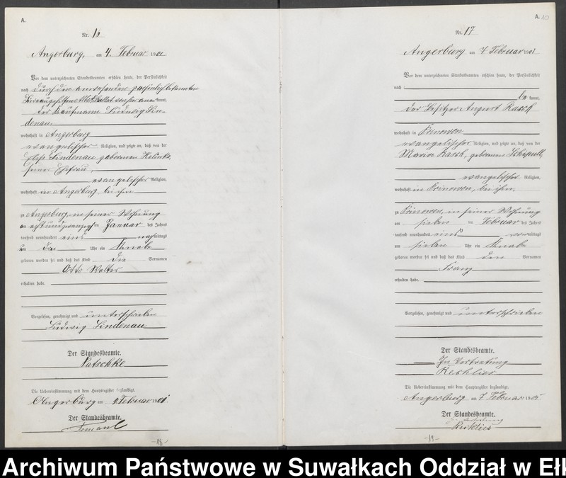 image.from.unit.number "Geburts-Neben-Register des Preussischen Standes-Amtes Angerburg Kreis Angerburg"