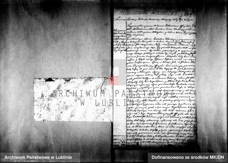 image.from.unit.number "[Księga wpisów biskupa chełmskiego Teodozjusza Rostockiego] 1784 - 1787 Akta za szczęśliwych rządów - - Porfiriusza Skarbka Ważyńskiego nominata biskupa chełmskiego i bełskiego oraz z całą jurysdykcją administratora zaczęte [s.152] 1787-1791"